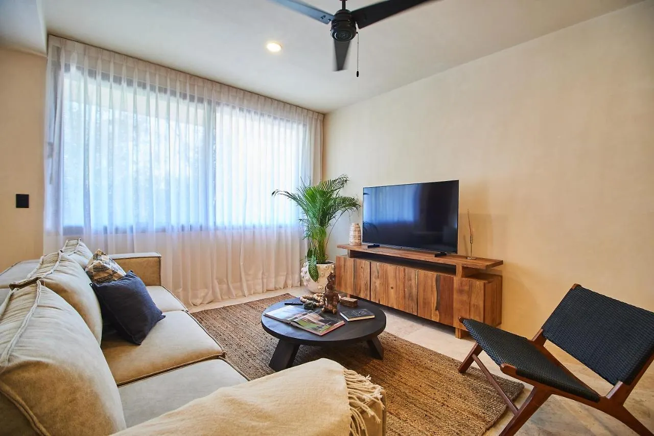 Fancy Tropical Apartment Cozy Private Balcony With Plunge Pool Premium Location In Tulum Mexico