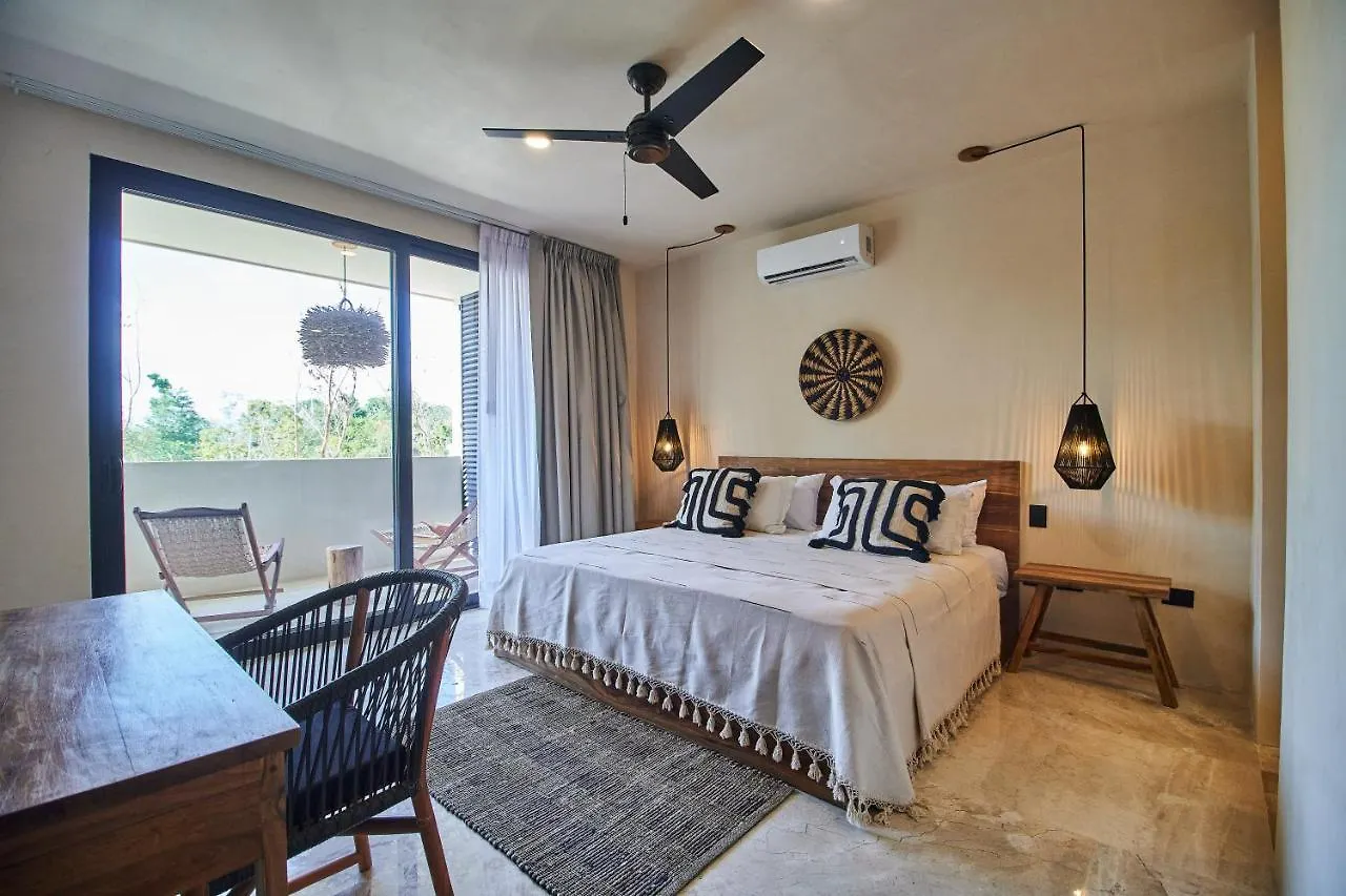 Fancy Tropical Apartment Cozy Private Balcony With Plunge Pool Premium Location In Tulum