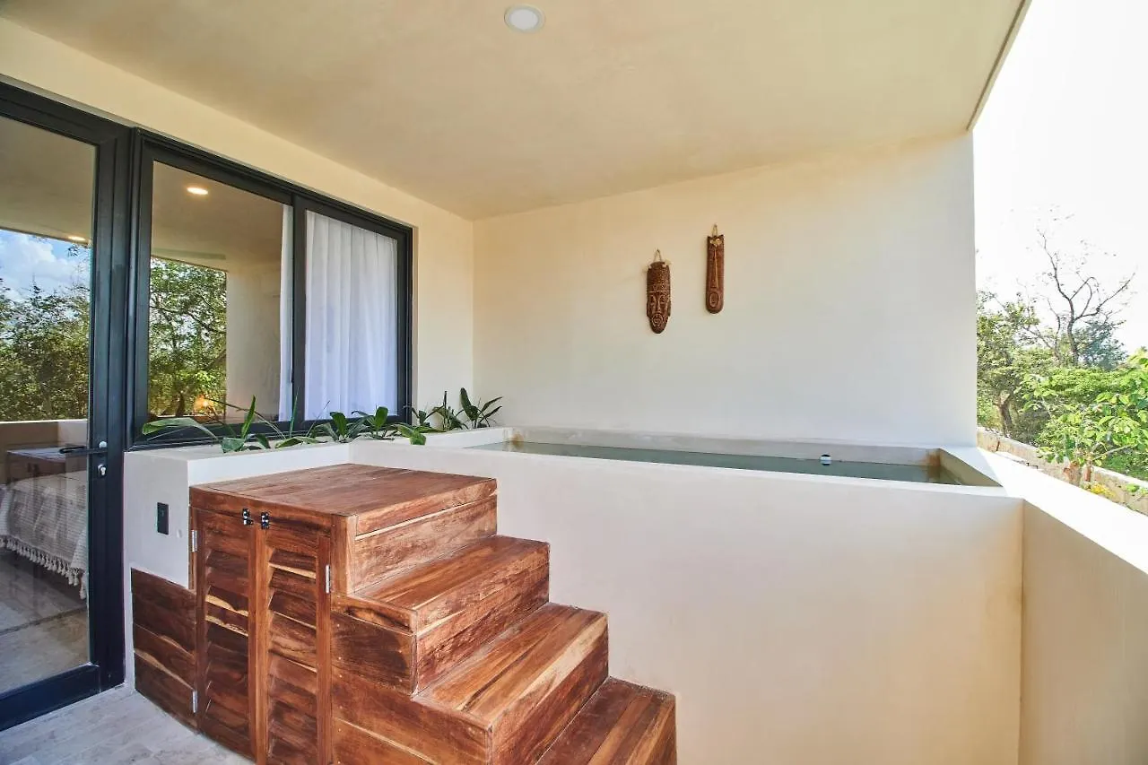 Fancy Tropical Apartment Cozy Private Balcony With Plunge Pool Premium Location In Tulum Mexico