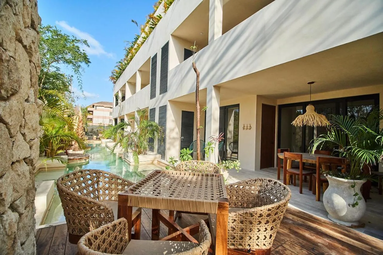 Fancy Tropical Apartment Cozy Private Balcony With Plunge Pool Premium Location In Tulum