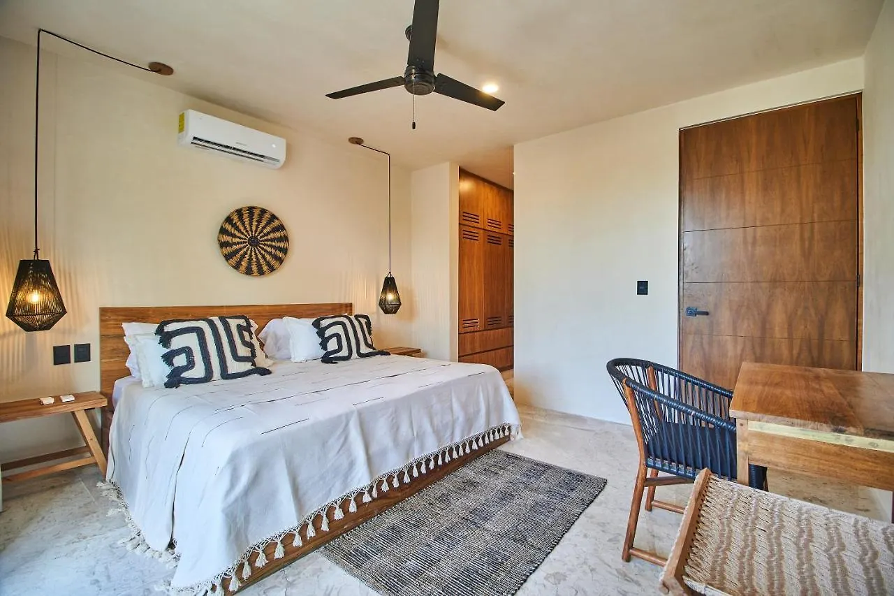 Fancy Tropical Apartment Cozy Private Balcony With Plunge Pool Premium Location In Tulum