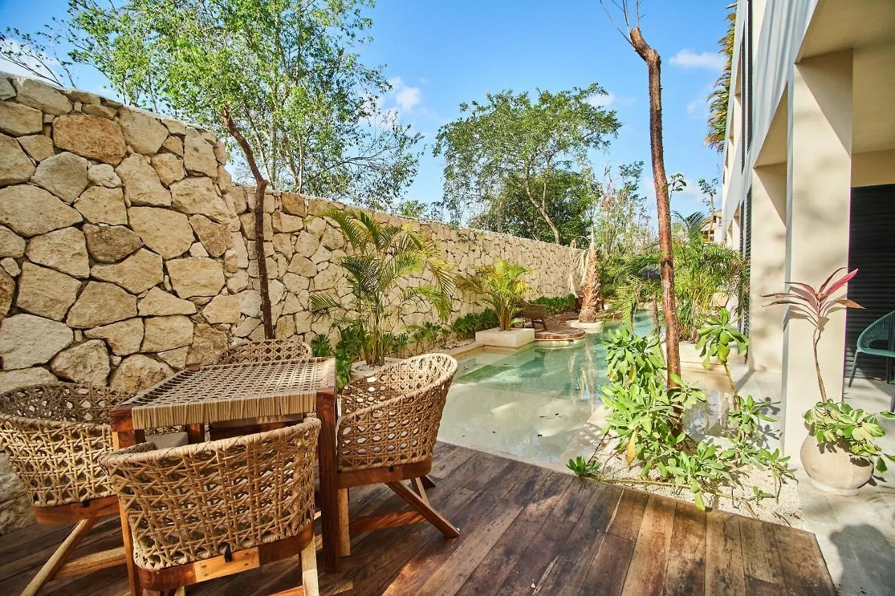 Fancy Tropical Apartment Cozy Private Balcony With Plunge Pool Premium Location In Tulum