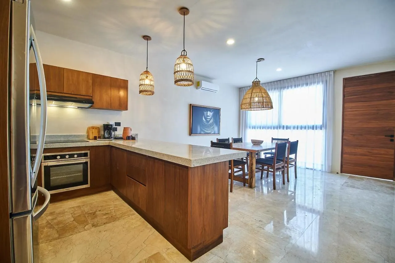 Fancy Tropical Apartment Cozy Private Balcony With Plunge Pool Premium Location In Tulum