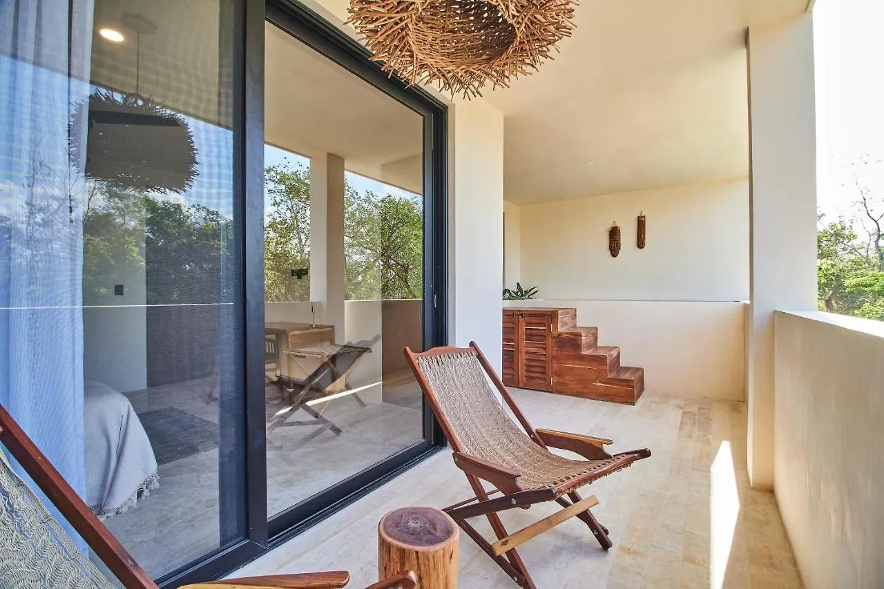 Fancy Tropical Apartment Cozy Private Balcony With Plunge Pool Premium Location In Tulum Mexico