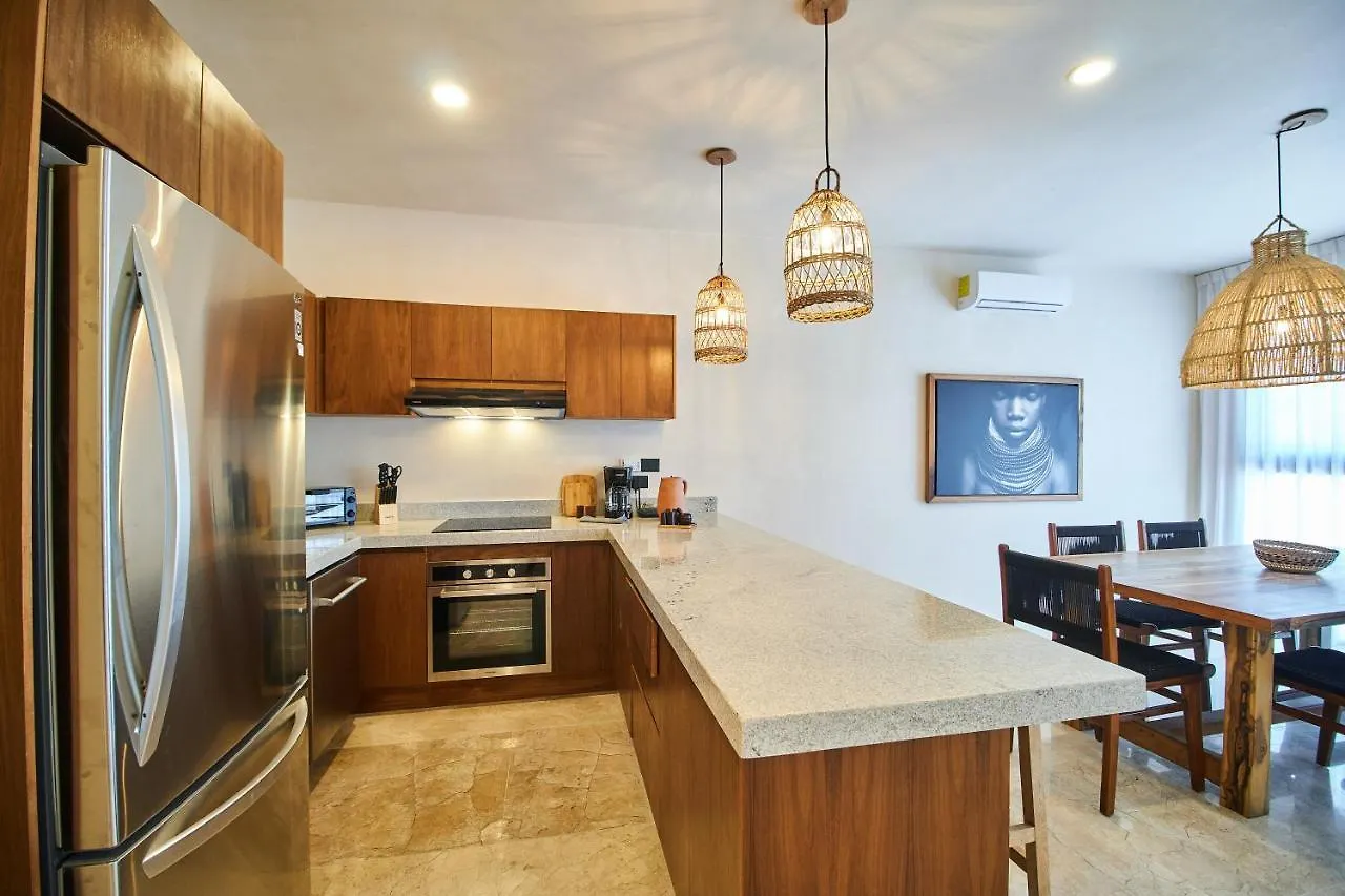 Fancy Tropical Apartment Cozy Private Balcony With Plunge Pool Premium Location In Tulum 0*,